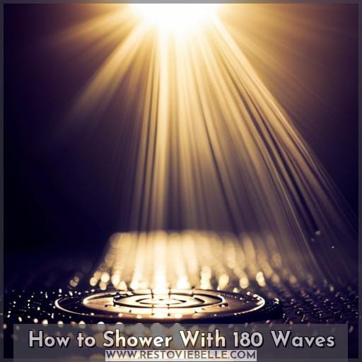 How to Shower With 180 Waves