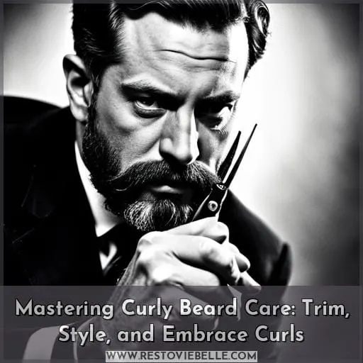 how to trim a curly beard