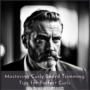 how to trim curly beard