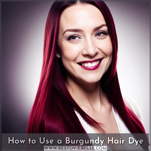 How to Use a Burgundy Hair Dye