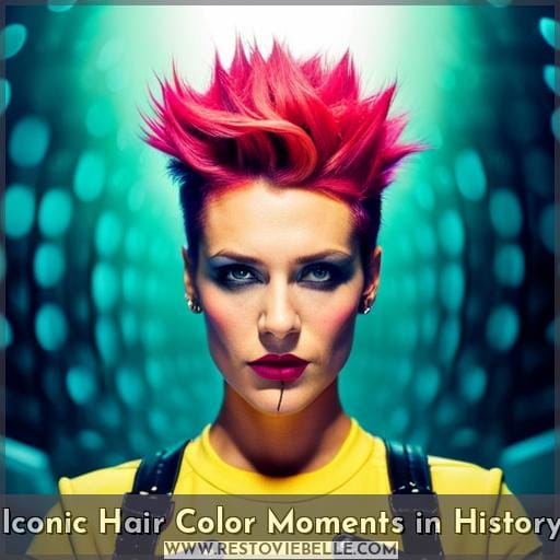 Iconic Hair Color Moments in History