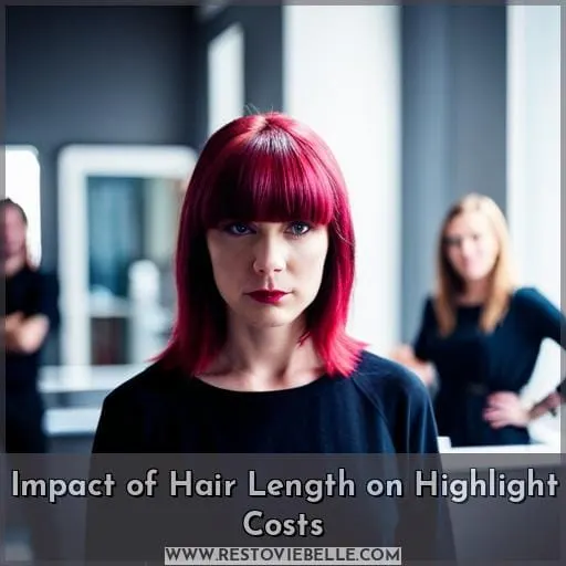 Impact of Hair Length on Highlight Costs