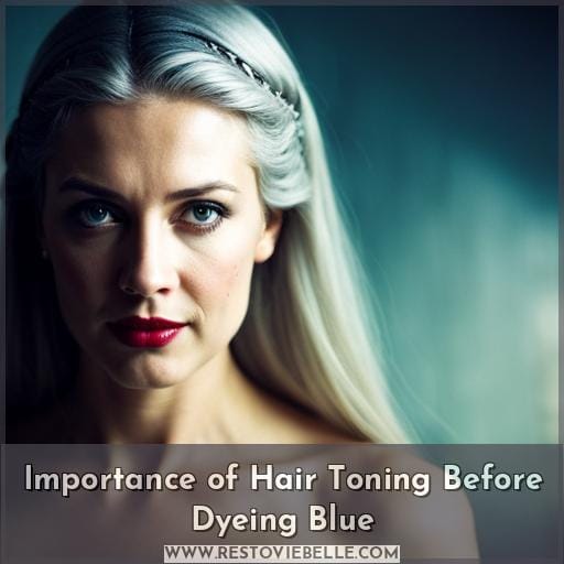 Importance of Hair Toning Before Dyeing Blue