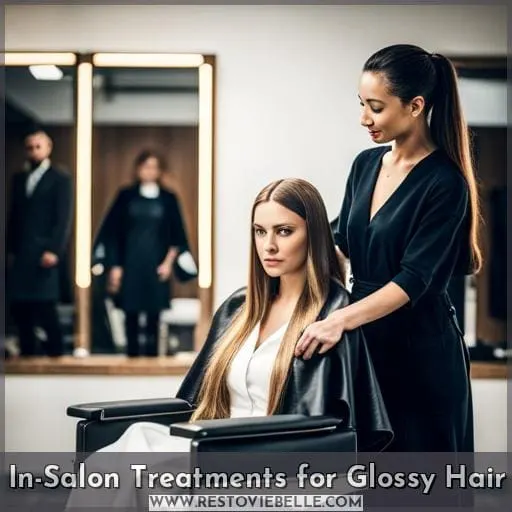 In-Salon Treatments for Glossy Hair