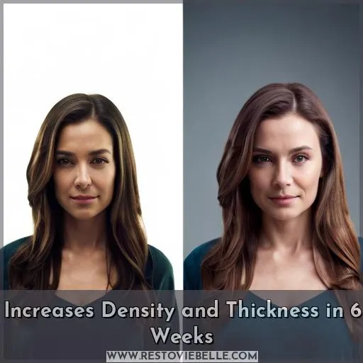 Increases Density and Thickness in 6 Weeks