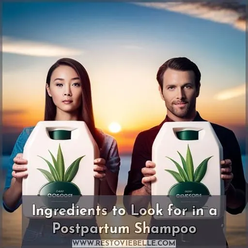 Ingredients to Look for in a Postpartum Shampoo