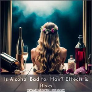 is alcohol bad for hair