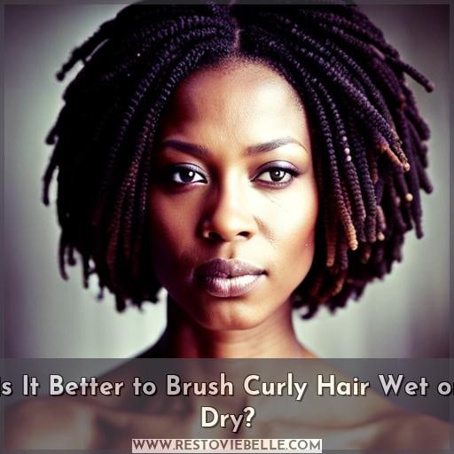 Is It Better to Brush Curly Hair Wet or Dry