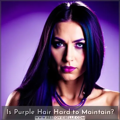 Is Purple Hair Hard to Maintain