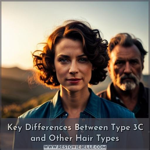 Key Differences Between Type 3C and Other Hair Types