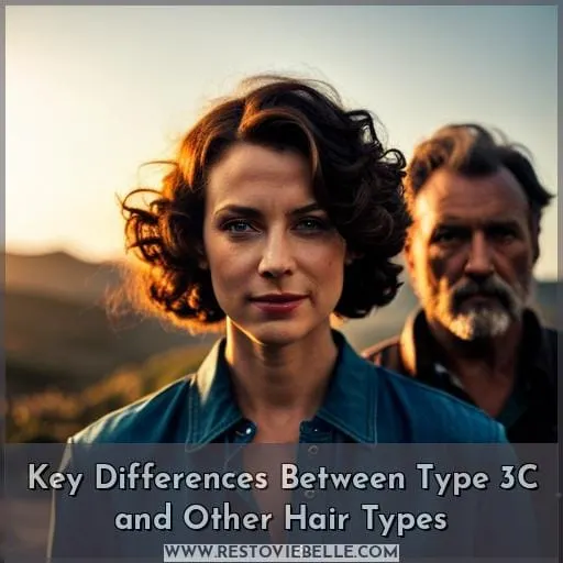 Key Differences Between Type 3C and Other Hair Types