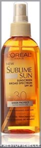 L'Oreal Paris Sublime Sun Sheer