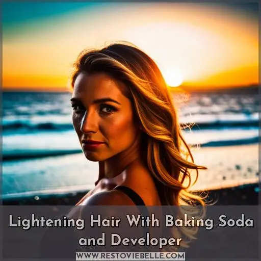 Lightening Hair With Baking Soda and Developer