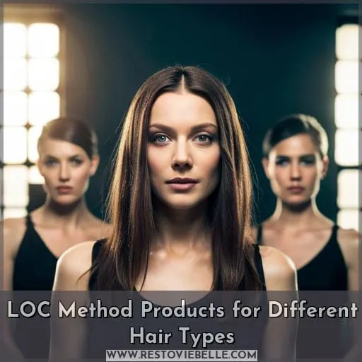 LOC Method Products for Different Hair Types