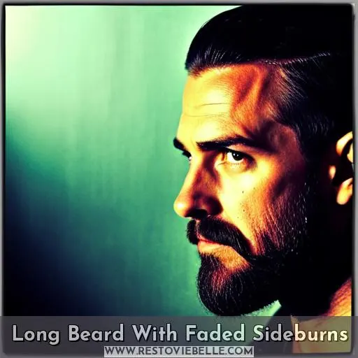 Long Beard With Faded Sideburns