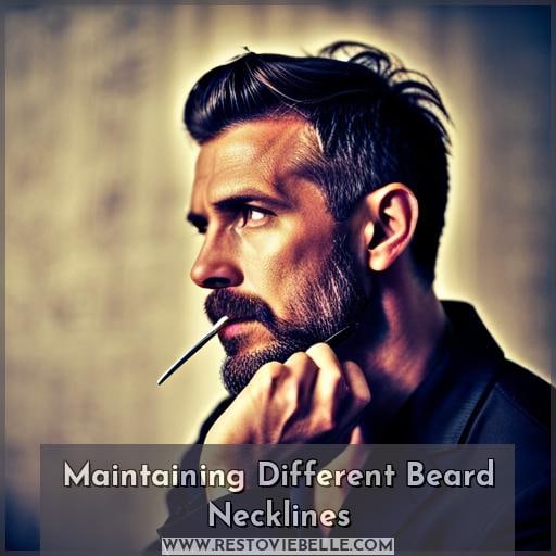 Maintaining Different Beard Necklines