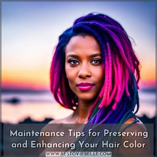 Maintenance Tips for Preserving and Enhancing Your Hair Color