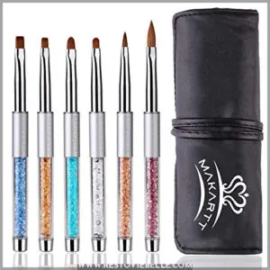 Makartt 6pcs Nail Art Brushes