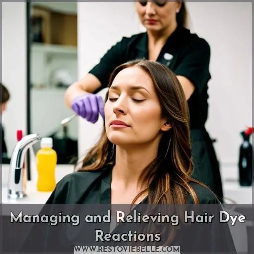 Managing and Relieving Hair Dye Reactions