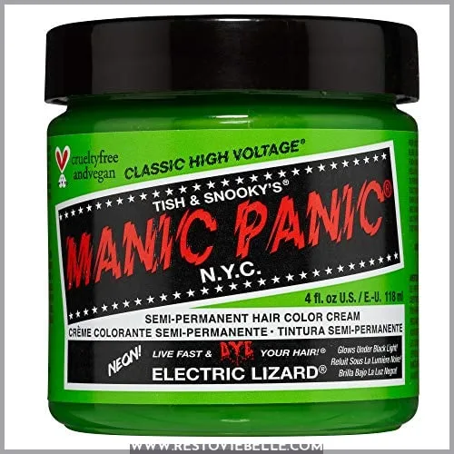 MANIC PANIC Electric Lizard Green