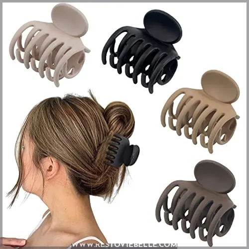 Medium Hair Clips for Thin