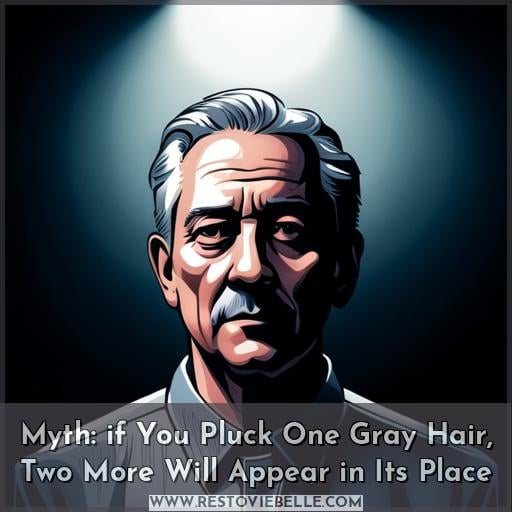 Myth: if You Pluck One Gray Hair, Two More Will Appear in Its Place