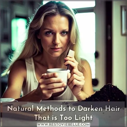 Natural Methods to Darken Hair That is Too Light