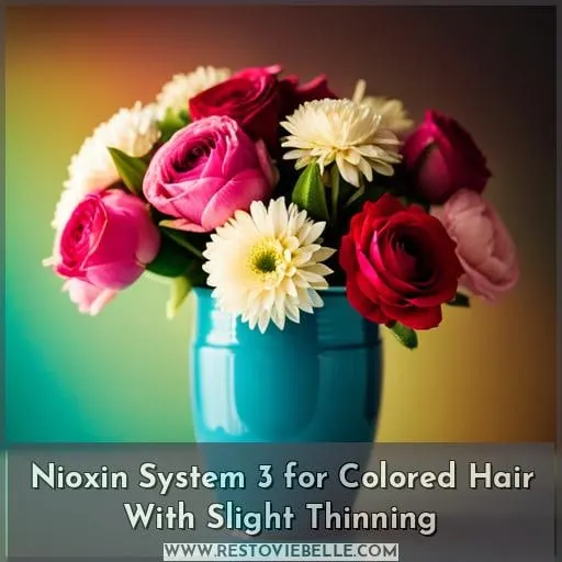 Nioxin System 3 for Colored Hair With Slight Thinning