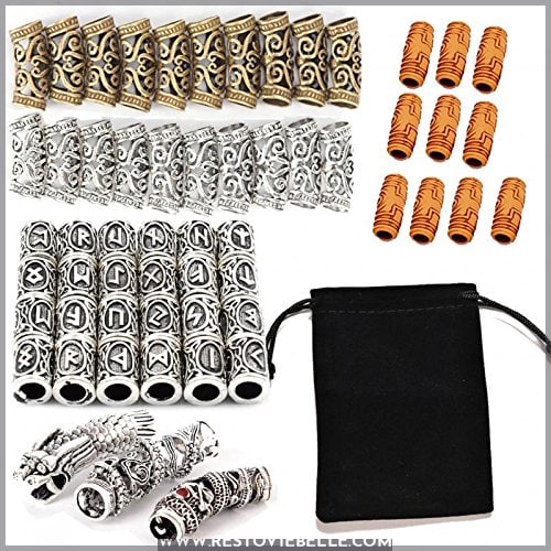 PIAOPIAONIU 57 Pcs/Kit Norse Vikings