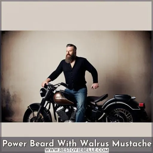 Power Beard With Walrus Mustache