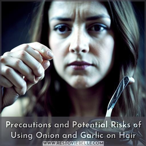 Precautions and Potential Risks of Using Onion and Garlic on Hair