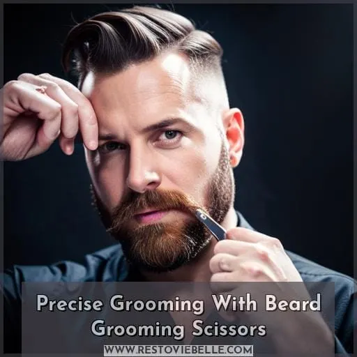 Precise Grooming With Beard Grooming Scissors