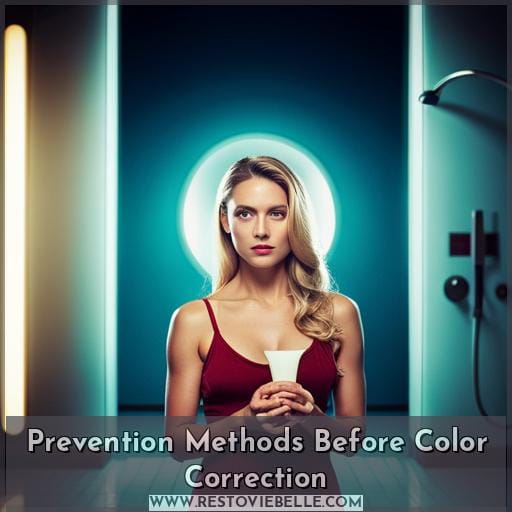 Prevention Methods Before Color Correction