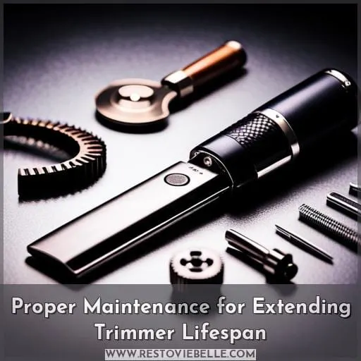 Proper Maintenance for Extending Trimmer Lifespan