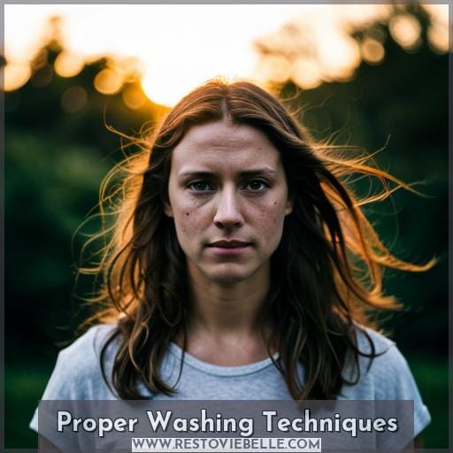 Proper Washing Techniques: