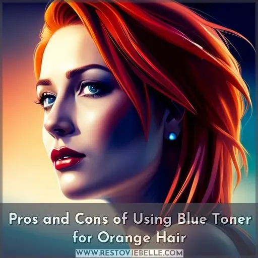 Pros and Cons of Using Blue Toner for Orange Hair