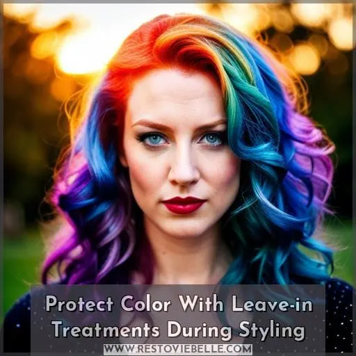 Protect Color With Leave-in Treatments During Styling