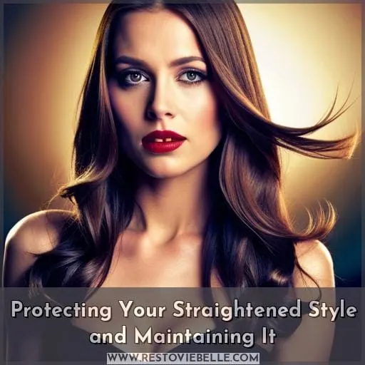 Protecting Your Straightened Style and Maintaining It