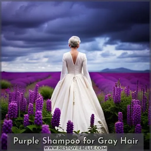 Purple Shampoo for Gray Hair