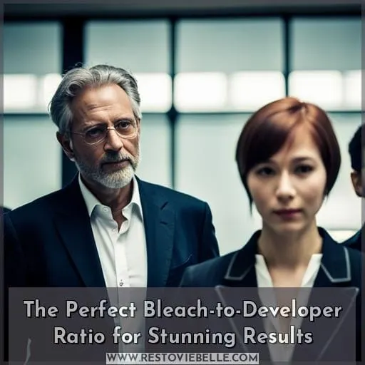 ratio of bleach to developer
