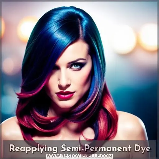 Reapplying Semi-Permanent Dye