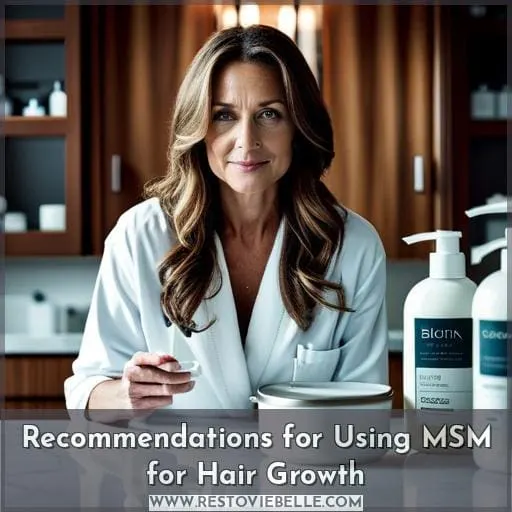 Recommendations for Using MSM for Hair Growth