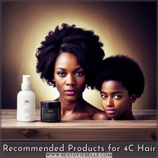 Recommended Products for 4C Hair