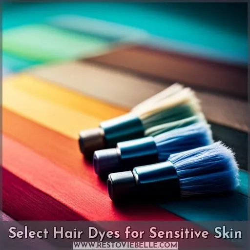 Select Hair Dyes for Sensitive Skin
