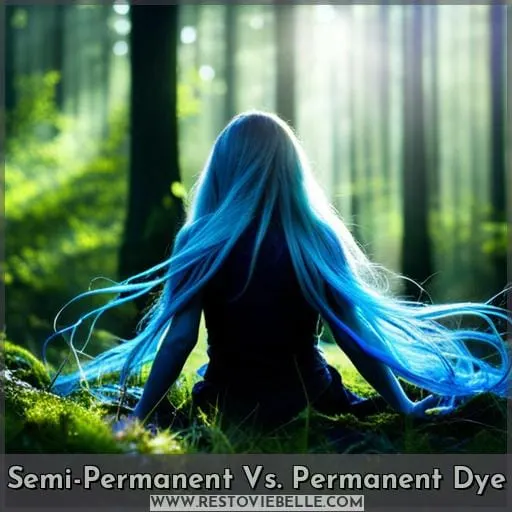Semi-Permanent Vs. Permanent Dye