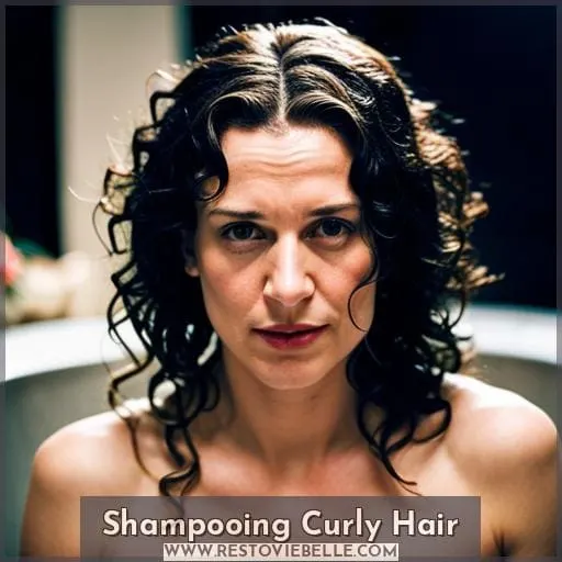 Shampooing Curly Hair