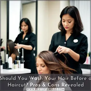 should you wash your hair before a haircut