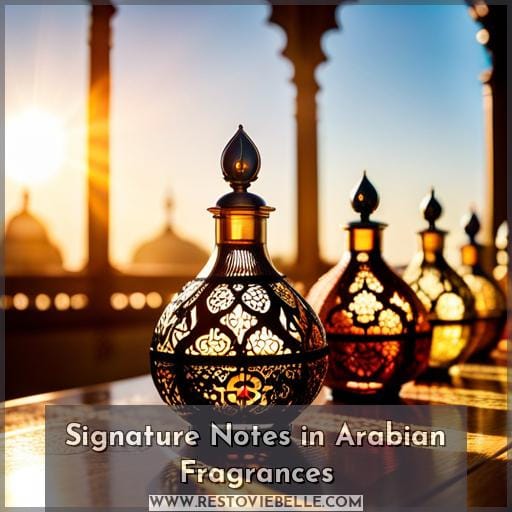 Signature Notes in Arabian Fragrances