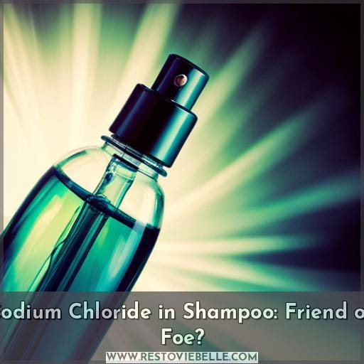Sodium Chloride in Shampoo: Friend or Foe Sodium Chloride in Shampoo: Friend or Foe