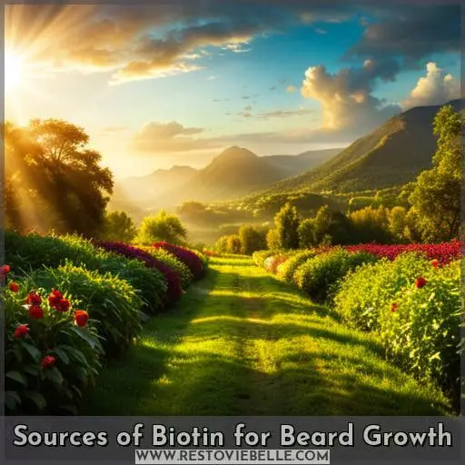 Sources of Biotin for Beard Growth